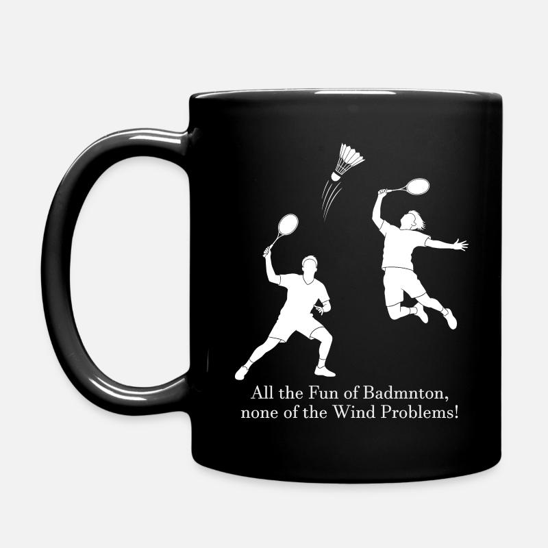 Badminton sans vent - Mug uni - noir