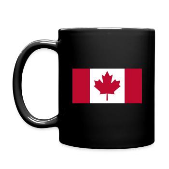 Kanada Flagge Fahne Ahorn Canada Day 1867 Toronto - Tasse einfarbig - Schwarz - Links