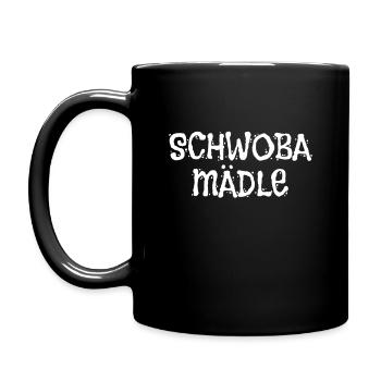 Super Geschenk für tolle Mädels aus Schwaben! - Tasse einfarbig - Schwarz - Links