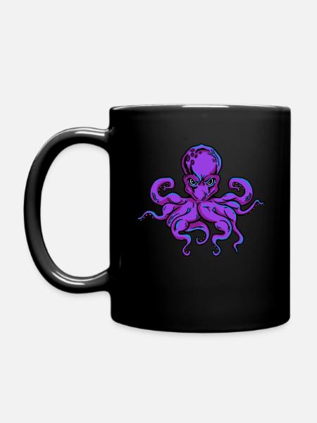 Poulpe musclé - Fitness drôle Devilfish Animal - Mug uni - noir