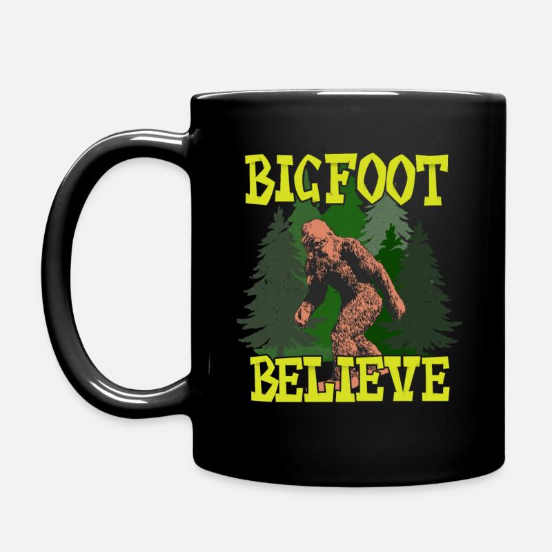 Bigfoot - Bigfoot Glauben - Tasse einfarbig - Schwarz