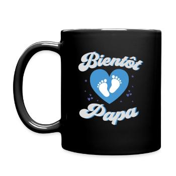 Papa 2023 Bientôt Papa C'est Un Garçon - Mug uni - noir - Gauche