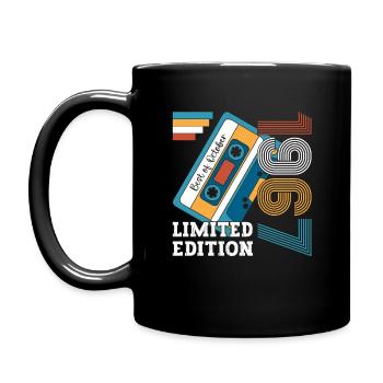 56e anniversaire Octobre Millésime 1967 Cassette - Mug uni - noir - Gauche