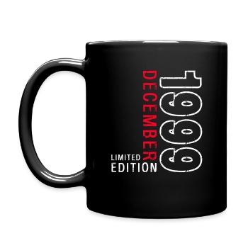 24th Birthday Original December Vintage 1999 - Full Colour Mug - black - Left