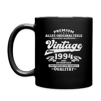 30ème Anniversaire Homme Mars Vintage 1994 - Mug uni - noir - Gauche