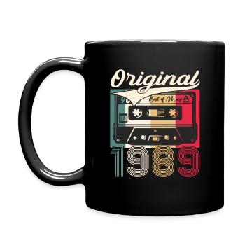 Best of May 1989 Vintage 1989 Birthday 1989 - Full Colour Mug - black - Left