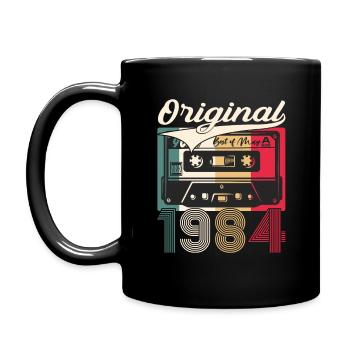 Best of May 1984 Vintage 1984 Birthday 1984 - Full Colour Mug - black - Left