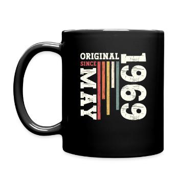 Original Mai 1969 Millésime 1969 Anniversaire 1969 - Mug uni - noir - Gauche