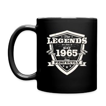Légendes Mai 1965 Millésime 1965 Anniversaire 1965 - Mug uni - noir - Gauche