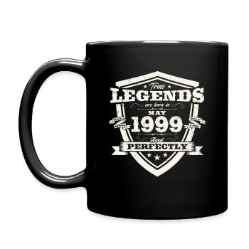 Légende Mai 1999 Millésime 1999 Anniversaire 1999 - Mug uni - noir - Gauche