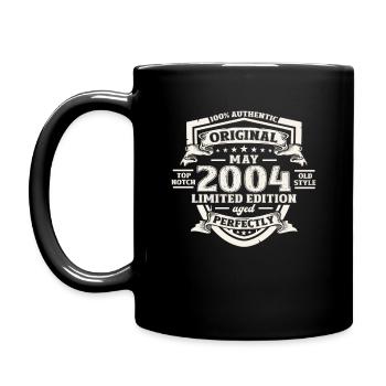 Legende Mai 2004 Jahrgang 2004 Geburtstag 2004 - Tasse einfarbig - Schwarz - Links