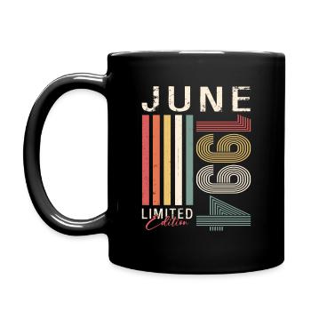Original June 1994 Vintage 1994 Birthday 1994 - Full Colour Mug - black - Left