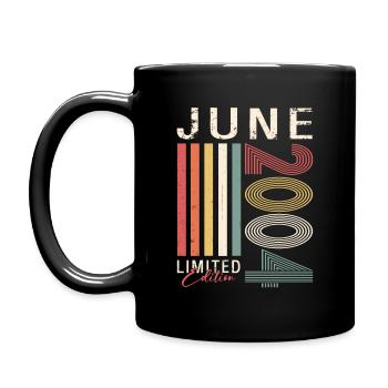 Original June 2004 Vintage 2004 Birthday 2004 - Full Colour Mug - black - Left