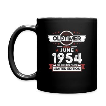 Millésime 1954 Millésime 1954 70ème anniversaire Juin - Mug uni - noir - Gauche