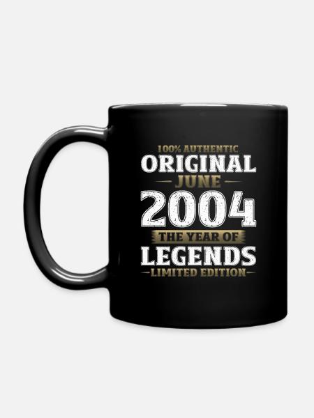 Original Juin 2004 Millésime 2004 Anniversaire 2004 - Mug uni - noir