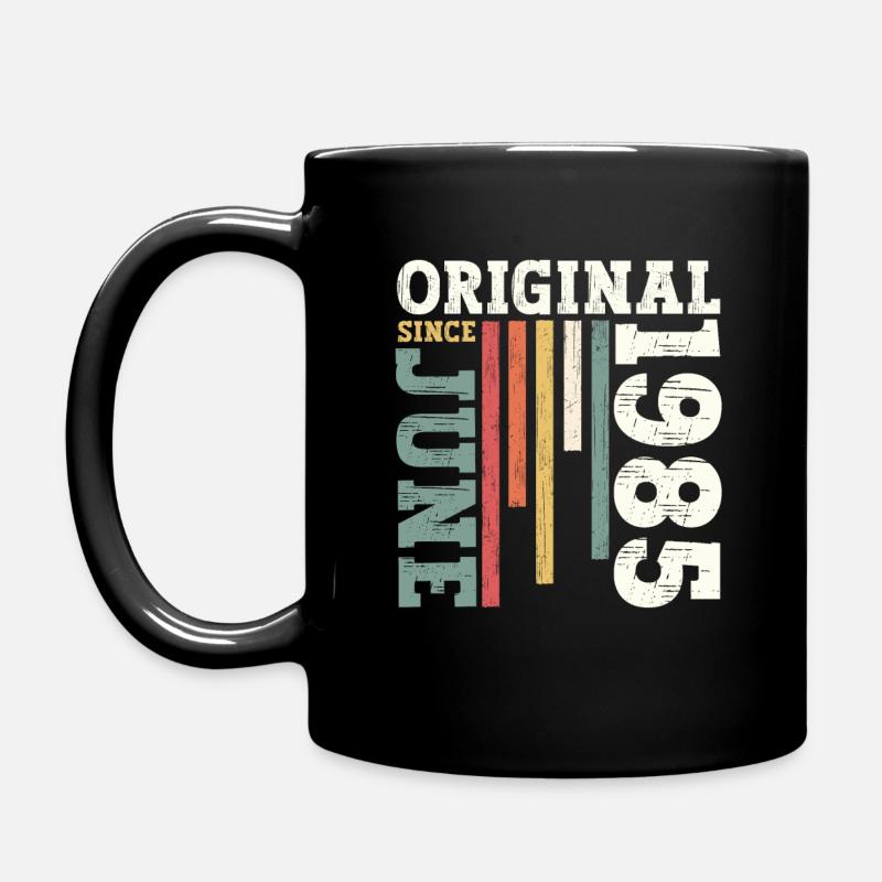 Original Juin 1985 Millésime 1985 Anniversaire 1985 - Mug uni - noir