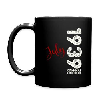 85th Birthday Legendary July 1939 Born 1939 - Full Colour Mug - black - Left