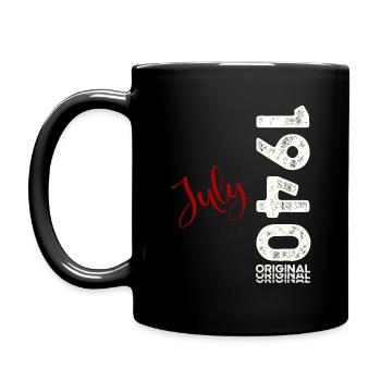 84th Birthday Legendary June 1940 Born 1940 - Full Colour Mug - black - Left