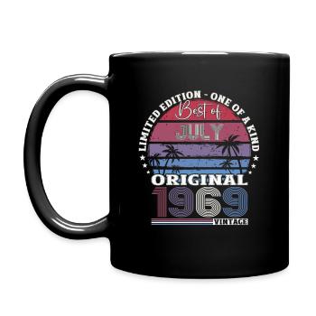 Original 1969 Vintage 1969 Birthday 1969 - Full Colour Mug - black - Left