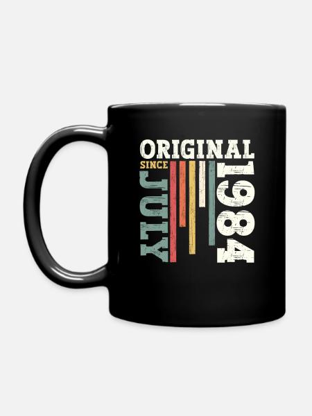 40. Geburtstag Original Juli 1984 Jahrgang 1984 - Tasse einfarbig - Schwarz