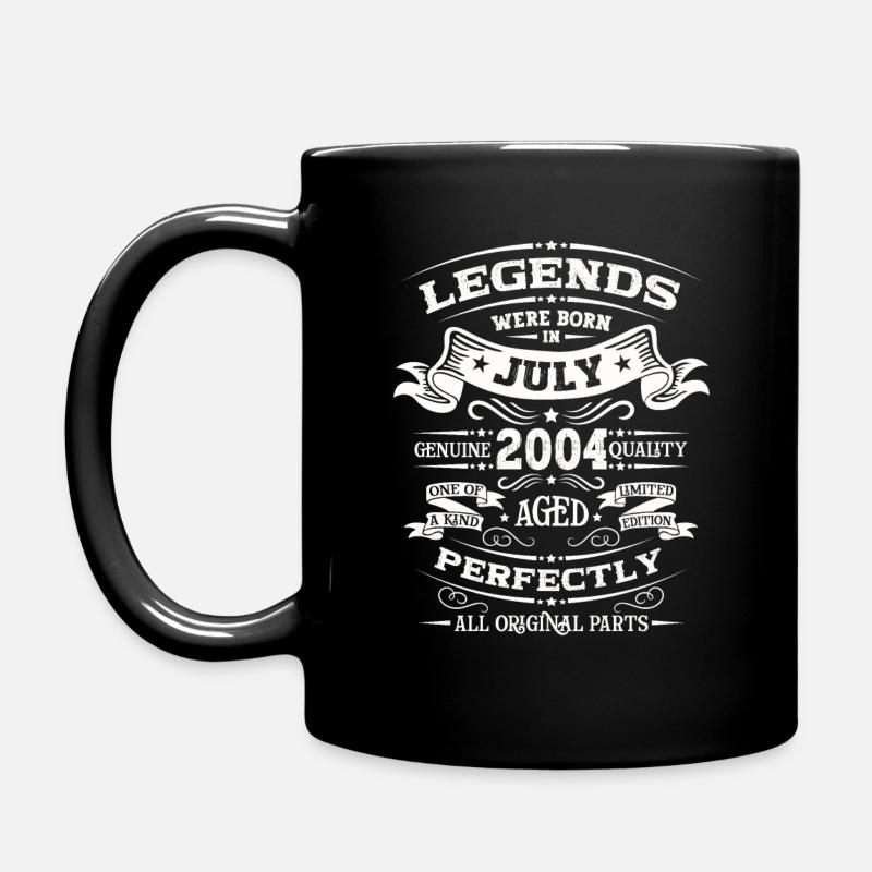 20ème Anniversaire Original Juillet 2004 Millésime 2004 - Mug uni - noir