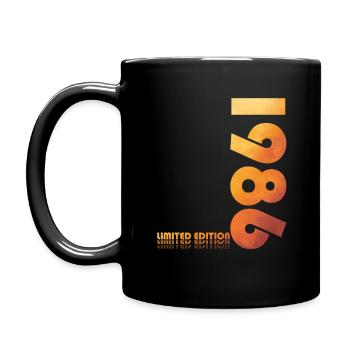 38ème Anniversaire Original 1986 Millésime 1986 - Mug uni - noir - Gauche