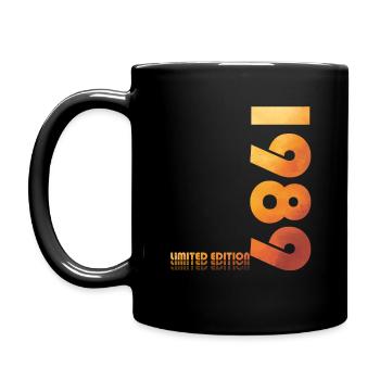 35ème Anniversaire Original 1989 Millésime 1989 - Mug uni - noir - Gauche