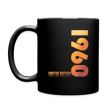 65th Birthday Original 1960 Vintage 1960 - Full Colour Mug - black - Left
