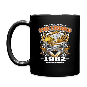 42ème Anniversaire Original Vintage 1982 Artisan - Mug uni - noir - Gauche