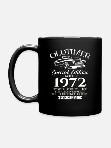 Oldtimer 1972 Jahrgang 1972 52. Geburtstag 1972 - Tasse einfarbig - Schwarz