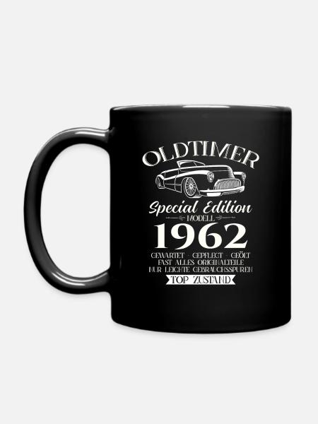 Oldtimer 1962 Jahrgang 1962 62. Geburtstag 1962 - Tasse einfarbig - Schwarz