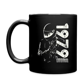 45ème Anniversaire Vintage 1979 Motard Motard - Mug uni - noir - Gauche