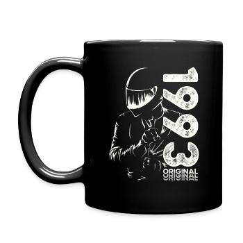 31ème Anniversaire Vintage 1993 Motard Motard - Mug uni - noir - Gauche