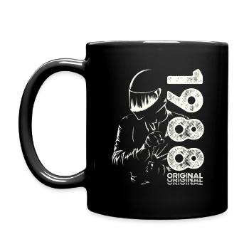 36ème Anniversaire Vintage 1988 Motard Motard - Mug uni - noir - Gauche