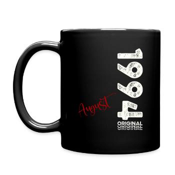 30th Birthday Original August 1994 Vintage 1994 - Full Colour Mug - black - Left