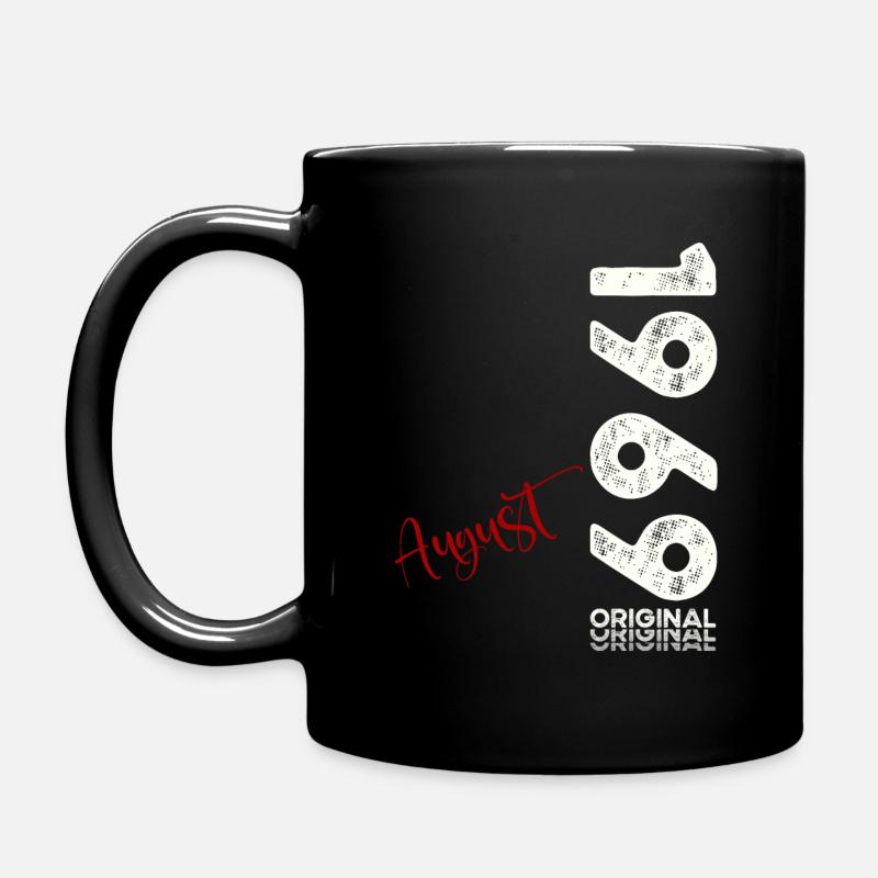 55. Geburtstag Original August 1969 Jahrgang 1969 - Tasse einfarbig - Schwarz