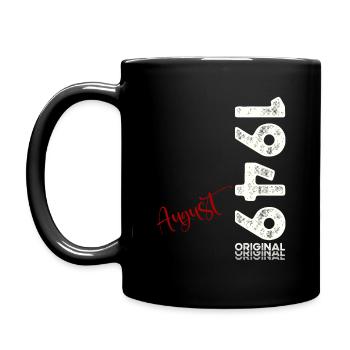 75th Birthday Original August 1949 Born 1949 - Full Colour Mug - black - Left