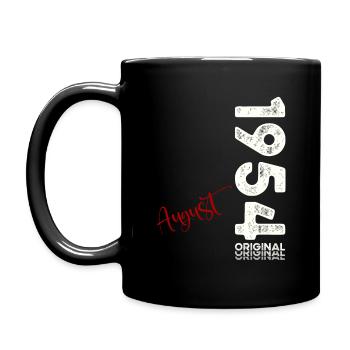 70e anniversaire Original août 1954 Né en 1954 - Mug uni - noir - Gauche