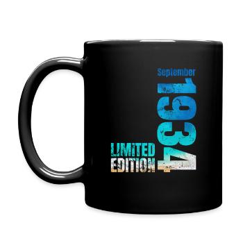 90th Birthday Original September 1934 Volume 34 - Full Colour Mug - black - Left