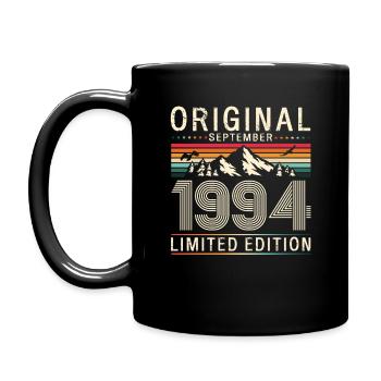 30. Geburtstag Legende September 1994 Jahrgang 94 - Tasse einfarbig - Schwarz - Links