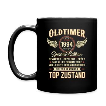 30th Birthday Classic Car September 1994 Vintage 94 - Full Colour Mug - black - Left