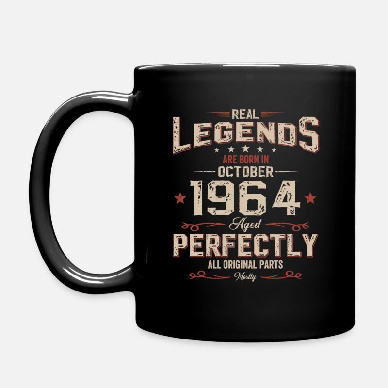 60e anniversaire Original octobre 1964 Volume 64 - Mug uni - noir