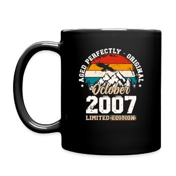 17th Birthday Legend October 2007 Volume 07 - Full Colour Mug - black - Left