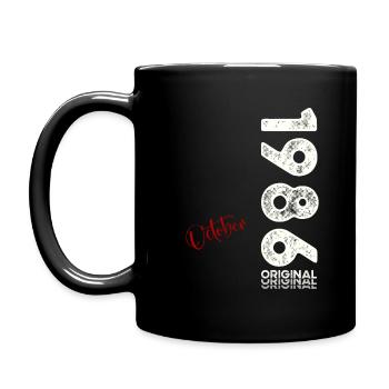 38e anniversaire Légende Octobre 1986 Volume 86 - Mug uni - noir - Gauche