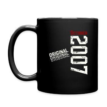 18e anniversaire Original Octobre 2007 Volume 07 - Mug uni - noir - Gauche