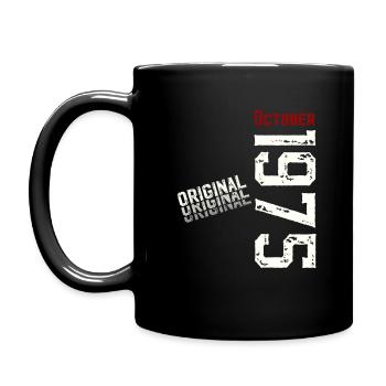 50e anniversaire Original octobre 1975 Volume 75 - Mug uni - noir - Gauche