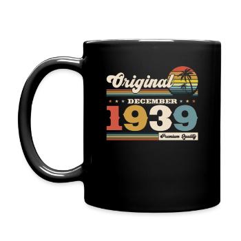 85th Birthday Original December 1939 Volume 39 - Full Colour Mug - black - Left