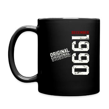35th Birthday Legend December 1990 Volume 90 - Full Colour Mug - black - Left