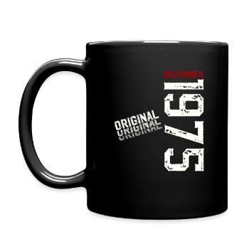 50e anniversaire Original Décembre 1975 Volume 75 - Mug uni - noir - Gauche