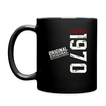 55e anniversaire Original Décembre 1970 Volume 70 - Mug uni - noir - Gauche